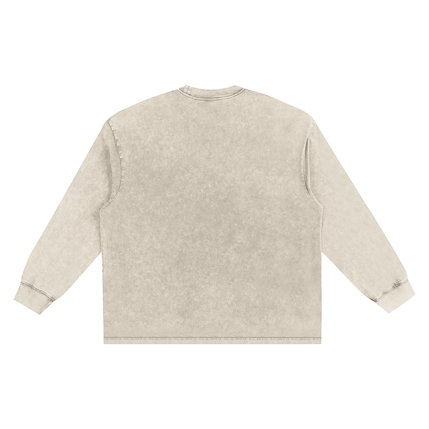 Snow Washed Oversize Crewneck