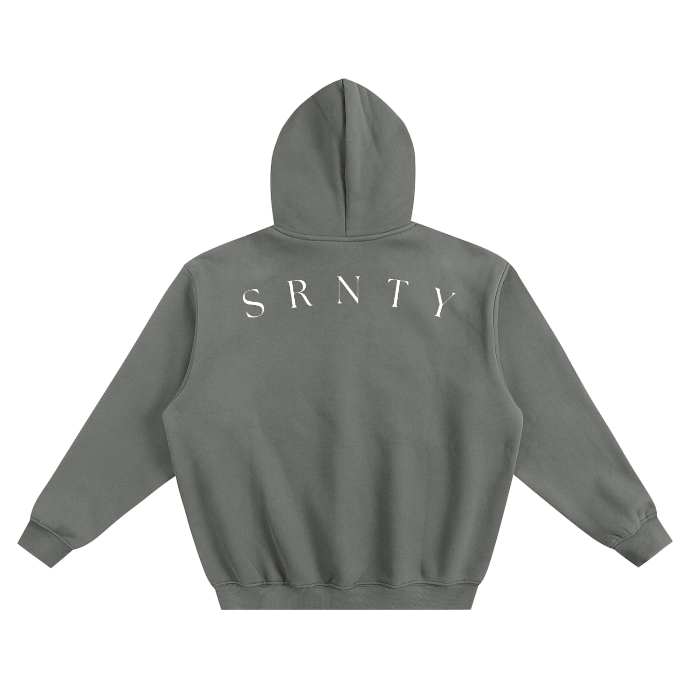 Fleeced Cuffed Bottom Hoodie