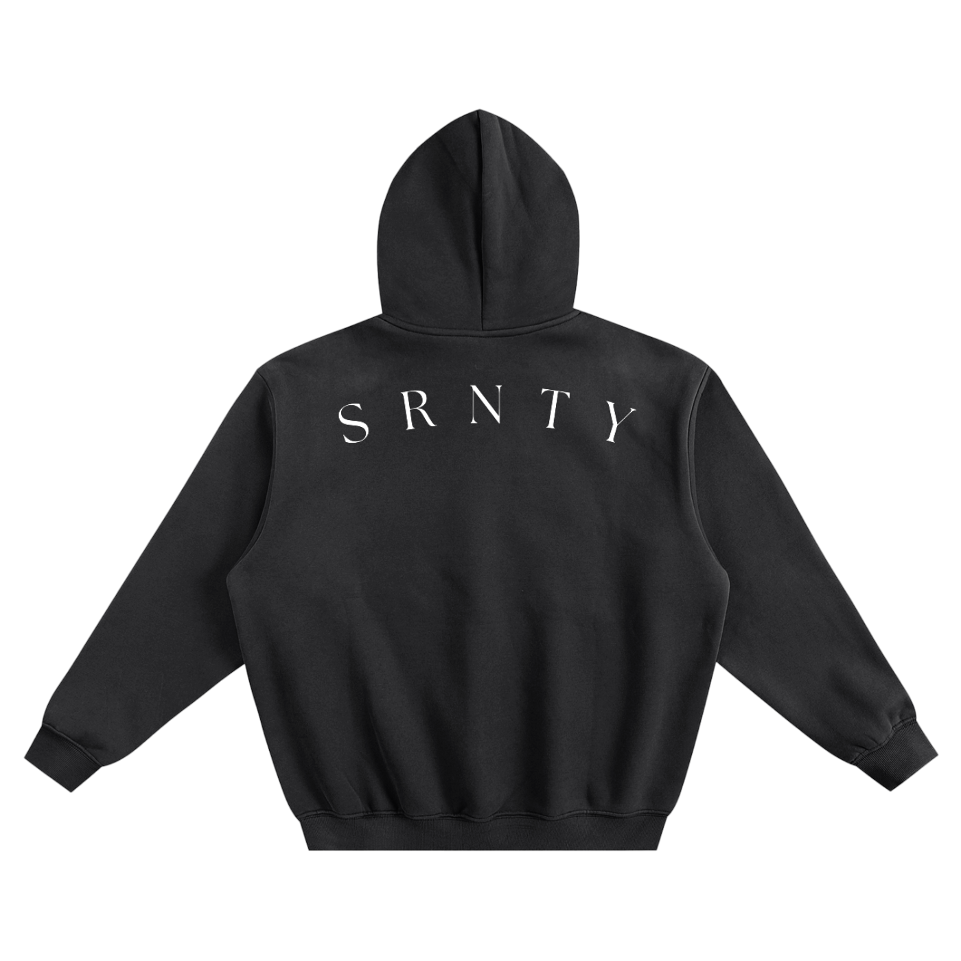 Fleeced Cuffed Bottom Hoodie