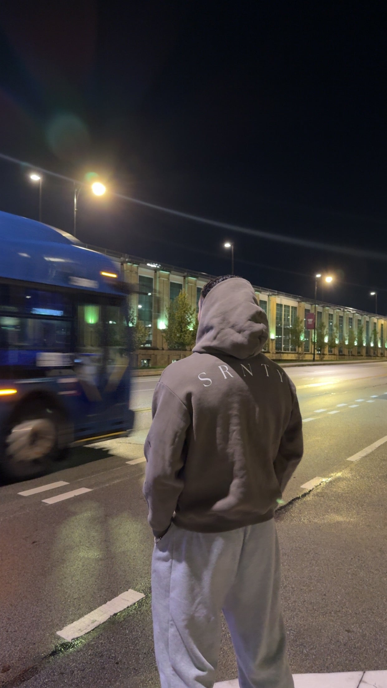 Fleeced Cuffed Bottom Hoodie