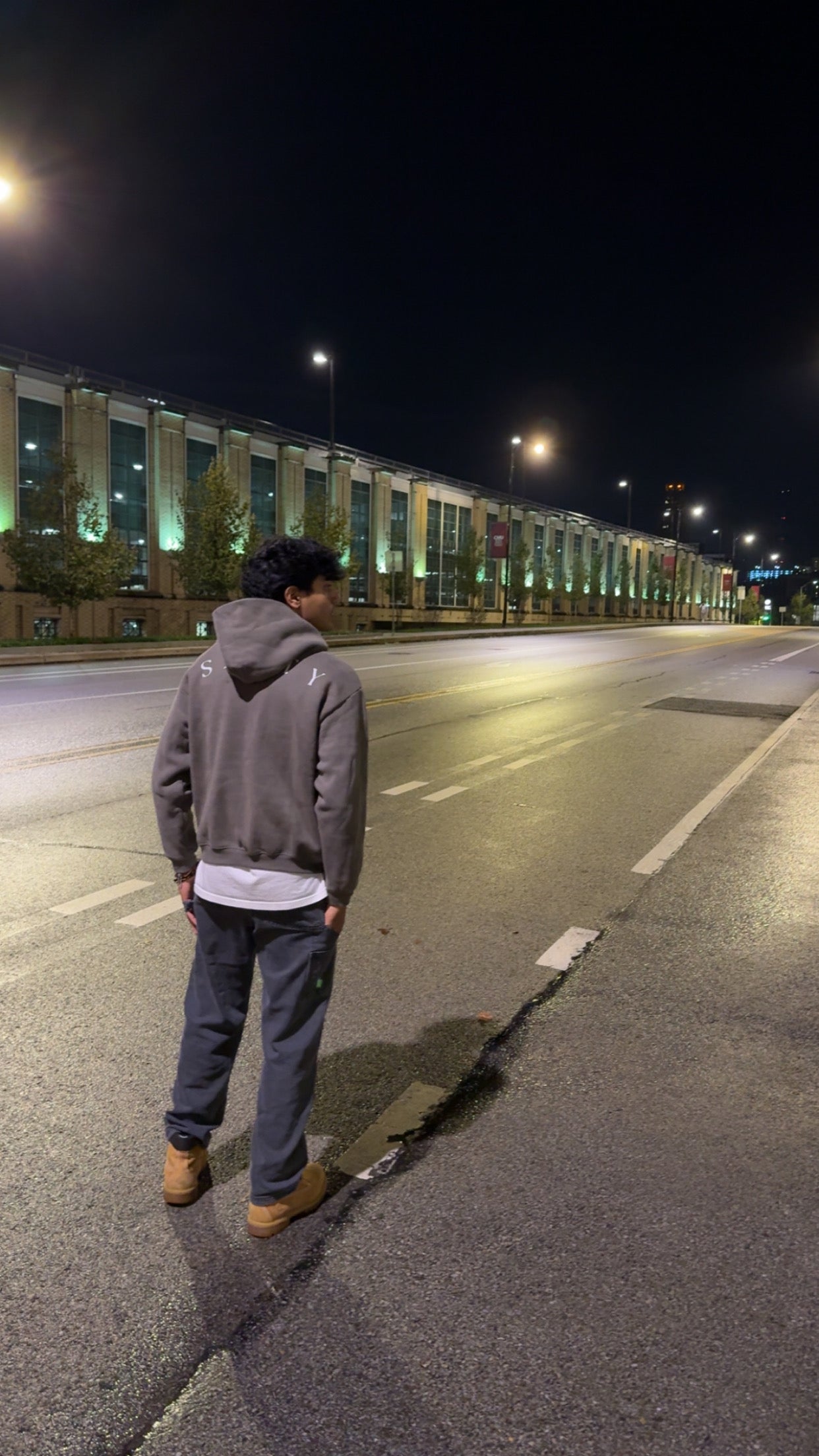 Fleeced Cuffed Bottom Hoodie