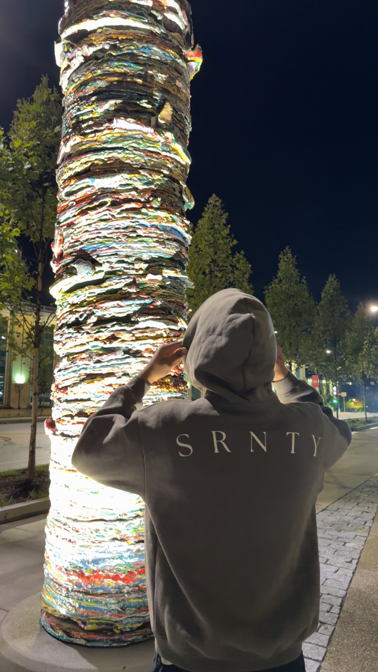 Fleeced Cuffed Bottom Hoodie