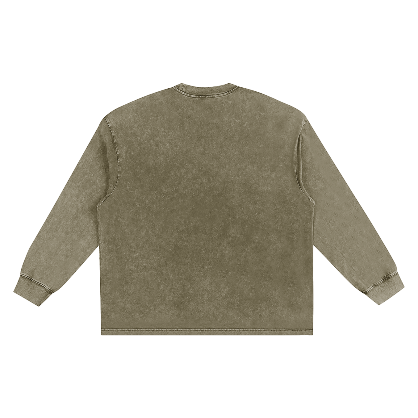 Snow Washed Oversize Crewneck